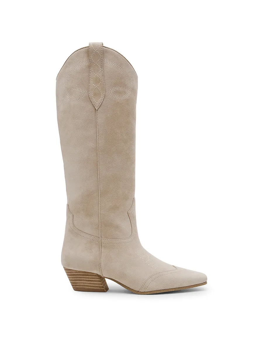

Замшевые ботинки Dollie песочного цвета Steve Madden, песочный
