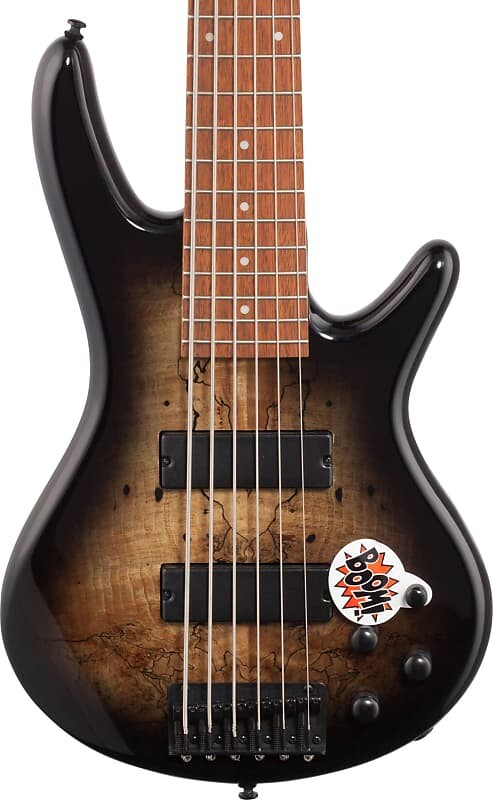 

Басс гитара Ibanez GSR206SM 6-String Bass Guitar, Natural Gray Burst w/Tuner, Bag, and Cloth