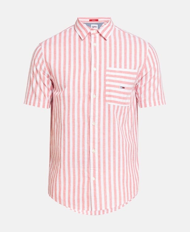

Рубашка с короткими рукавами – свободный крой Tommy Hilfiger, розовый