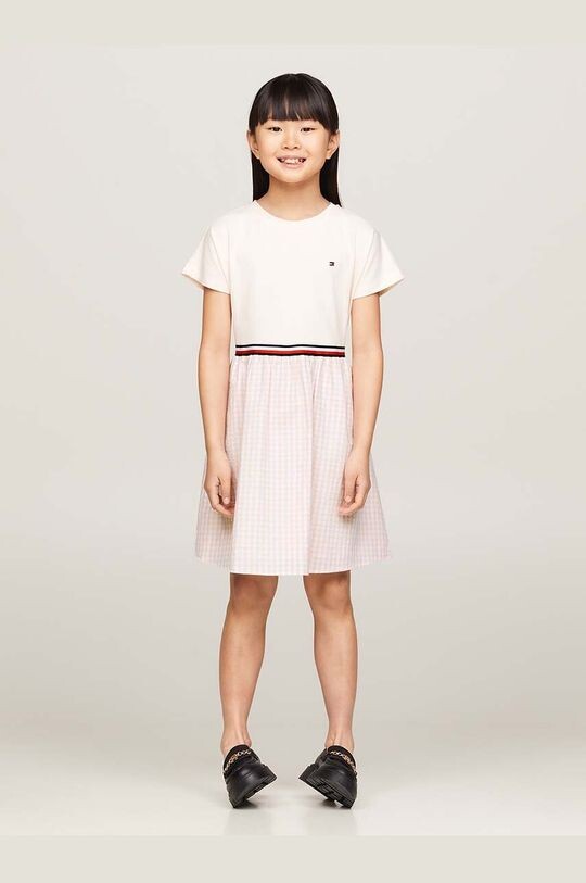 

Tommy Hilfiger Детское хлопковое платье, розовый
