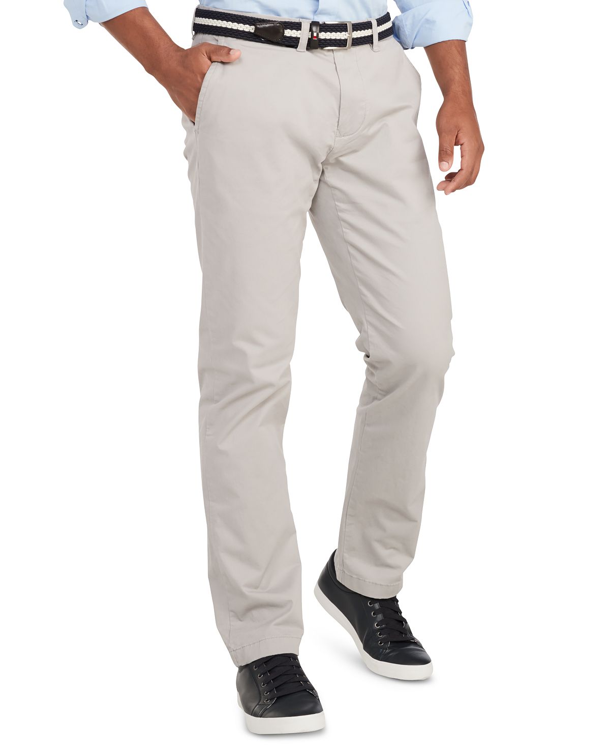 Мужские брюки чинос стандартного кроя TH Flex Stretch Tommy Hilfiger брюки чинос tommy hilfiger размер 38 34 черный
