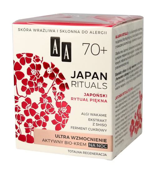 

АА, Japan Rituals 70+, активный биокрем на ночь, 50 мл, AA