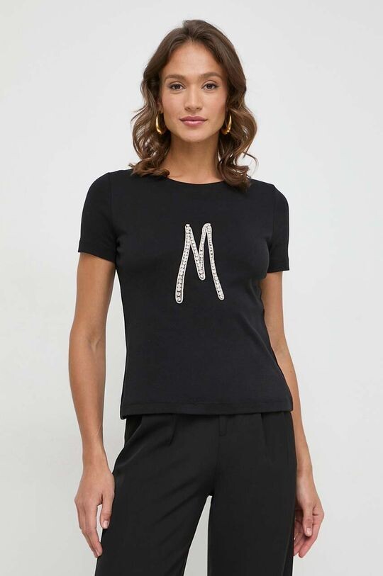 

Хлопковая футболка Marciano Guess, черный