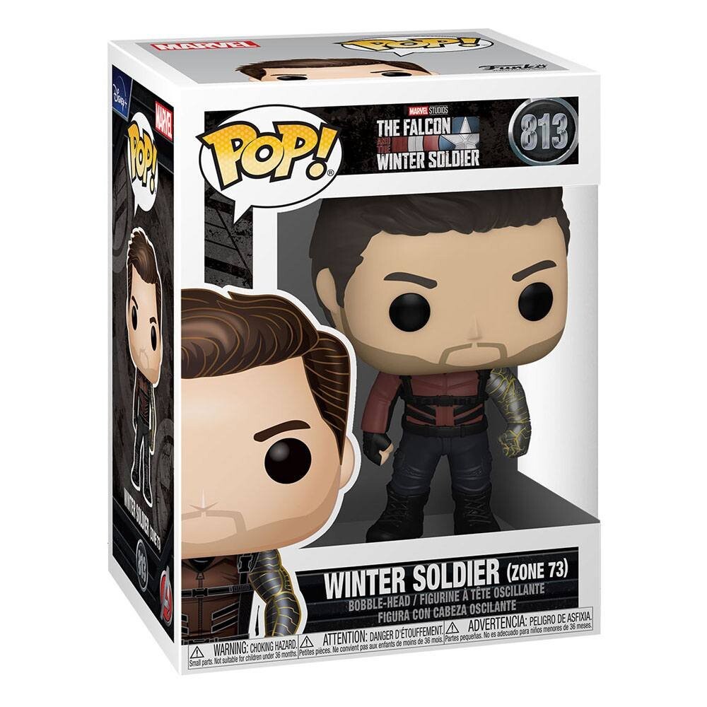 

Funko POP! Марвел, коллекционная фигурка, Капитан Америка, Зимний солдат, 813