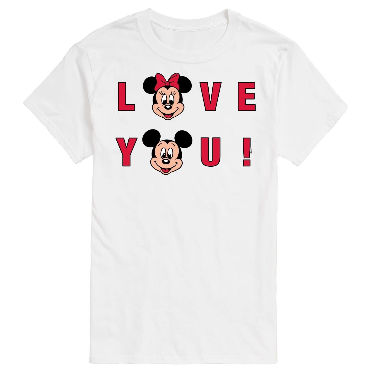 

Мужская футболка с рисунком Love You Disney от Disney Licensed Character