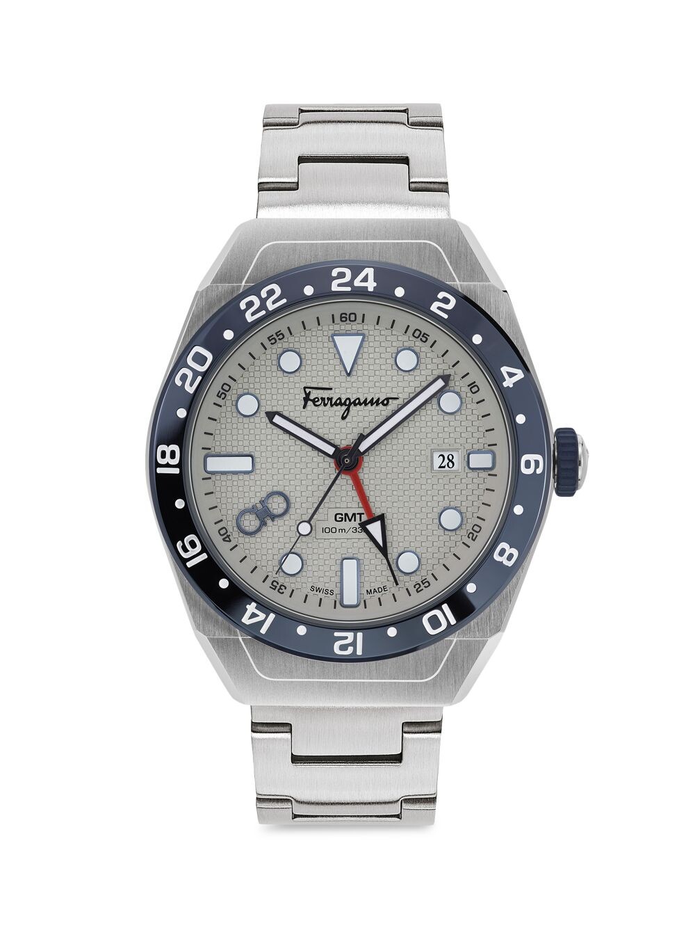 

Часы Ferragamo SLX GMT из нержавеющей стали FERRAGAMO