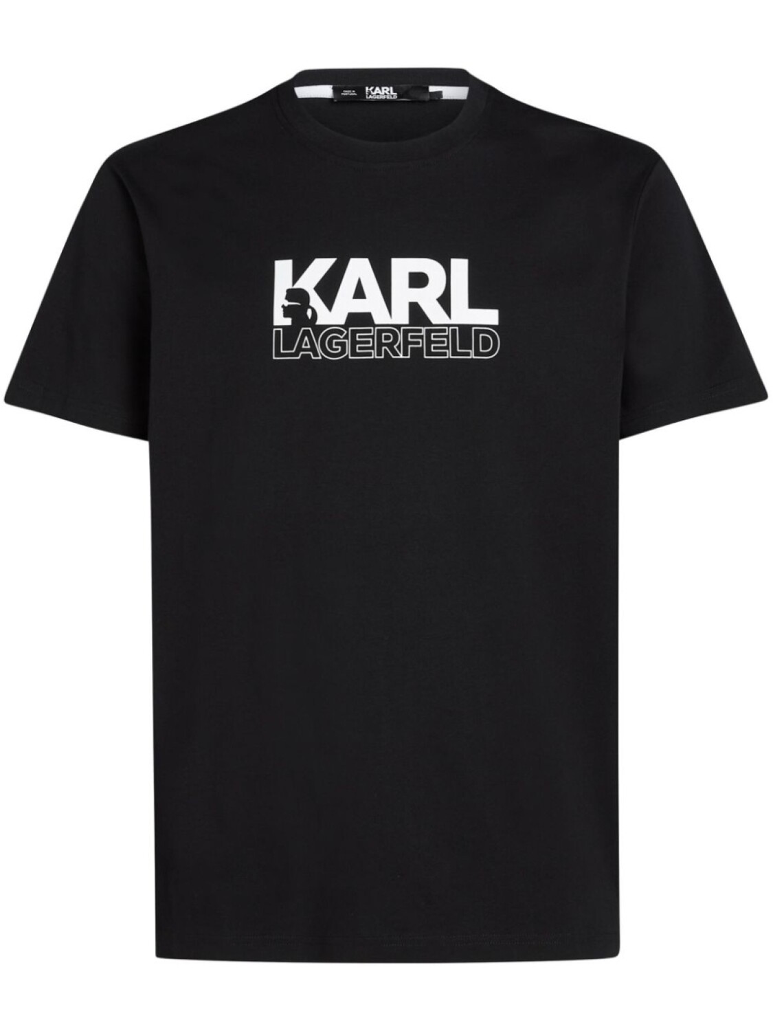 

Karl Lagerfeld футболка с логотипом стека, черный