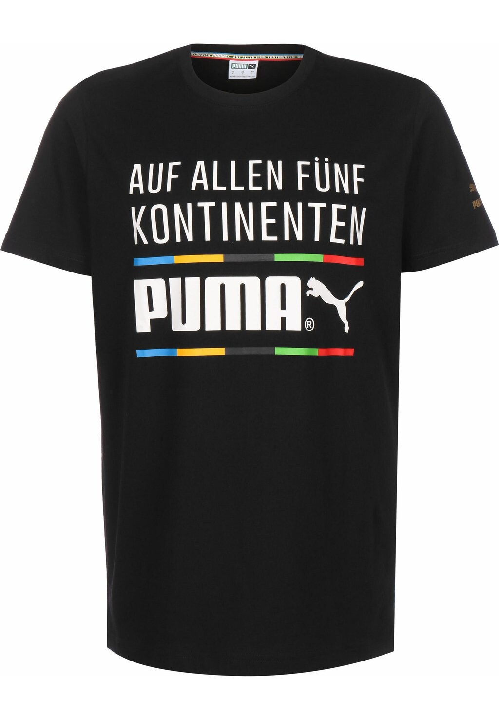 

Футболка с принтом Puma, черный