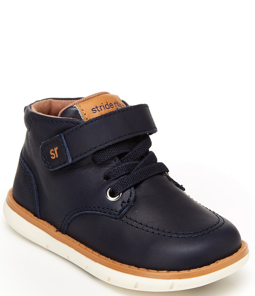 Кожаные ботинки Quinn SRT для мальчиков Stride Rite (для младенцев), синий
