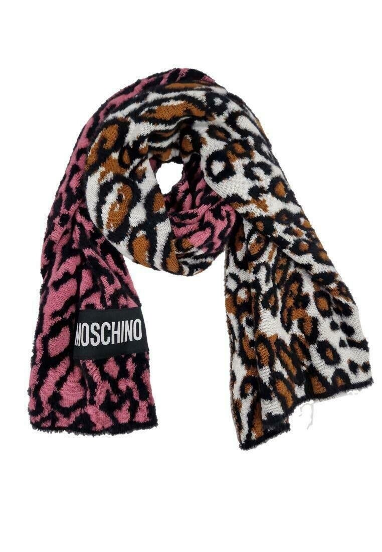 

Шарф MOSCHINO, розово-коричневый