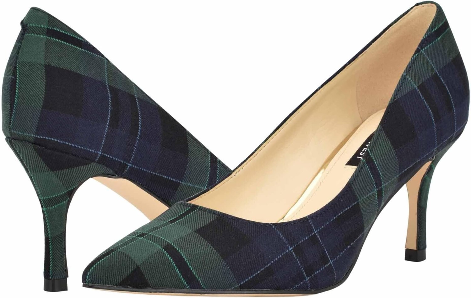 

Туфли Patsy Nine West, цвет Blue/Green Plaid