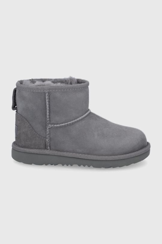 UGG Детские замшевые зимние ботинки, серый