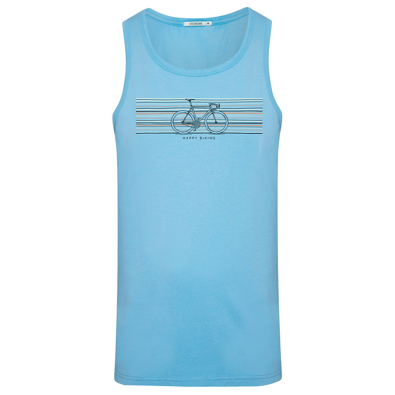 

Майка Greenbomb Bike Happy Airy Tanktops, цвет Slate Blue