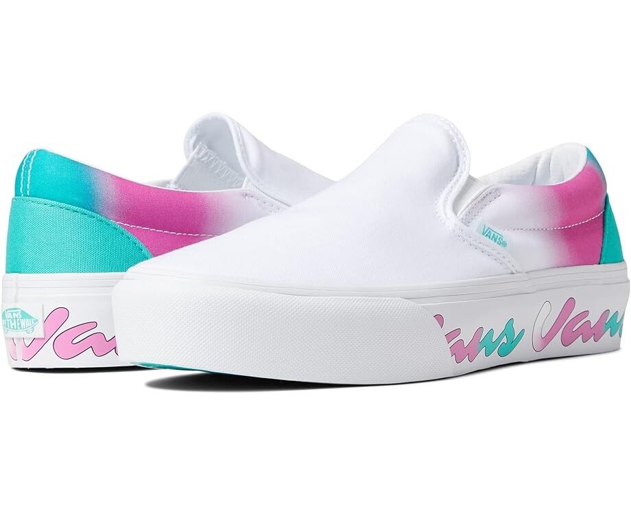 

Кроссовки Vans Classic Slip-On Platform, цвет White/True White