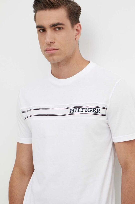 

Хлопковая футболка Tommy Hilfiger, белый