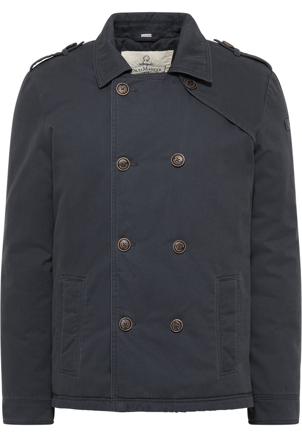 Межсезонная куртка DreiMaster Vintage, ночной синий межсезонное пальто dreimaster klassik ночной синий