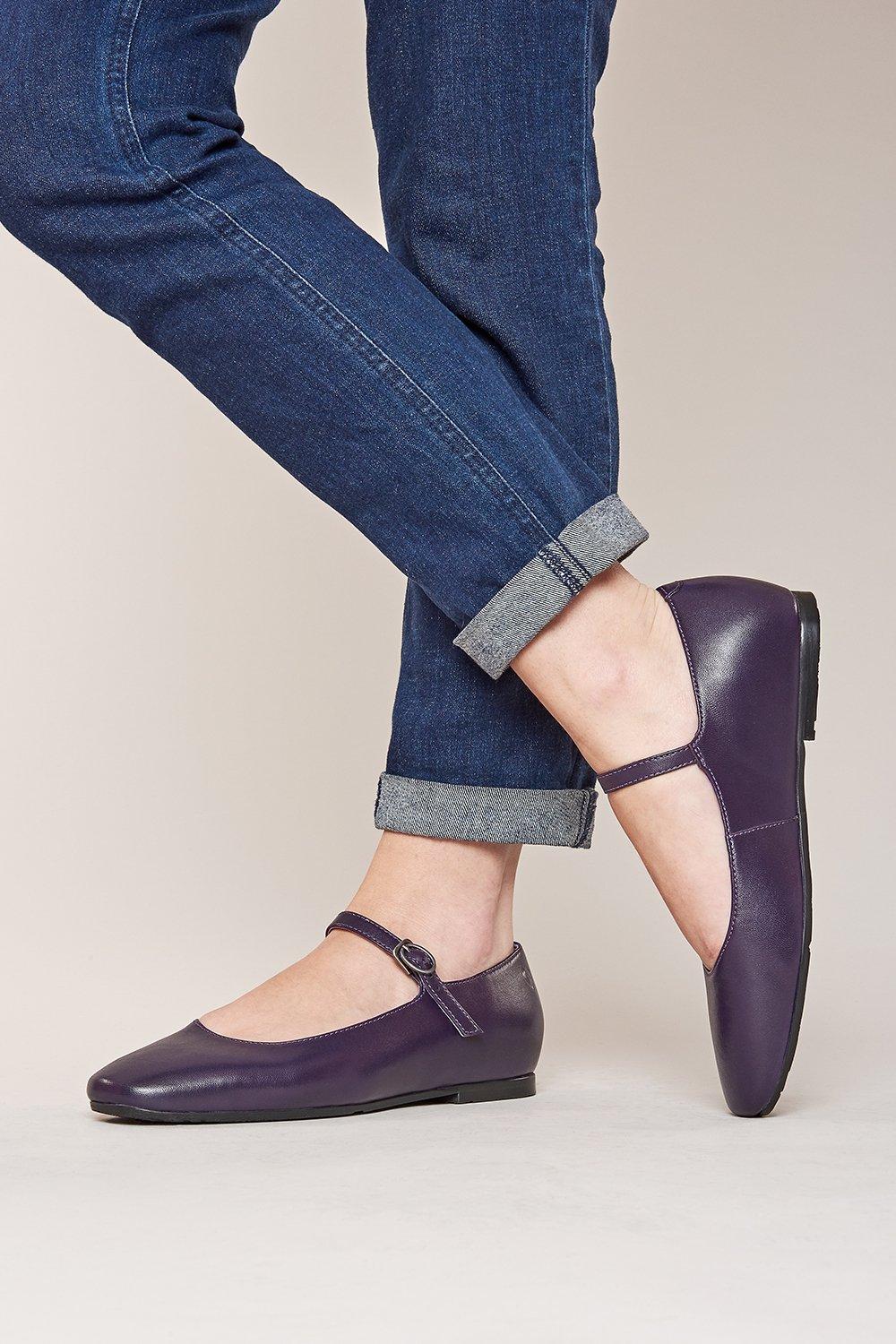 Балетки Piper с квадратным носком Moshulu, фиолетовый туфли пуанты для девочек танцевальные балетки профессиональные женские туфли балетки на плоской подошве женская обувь с шелковым покрыт