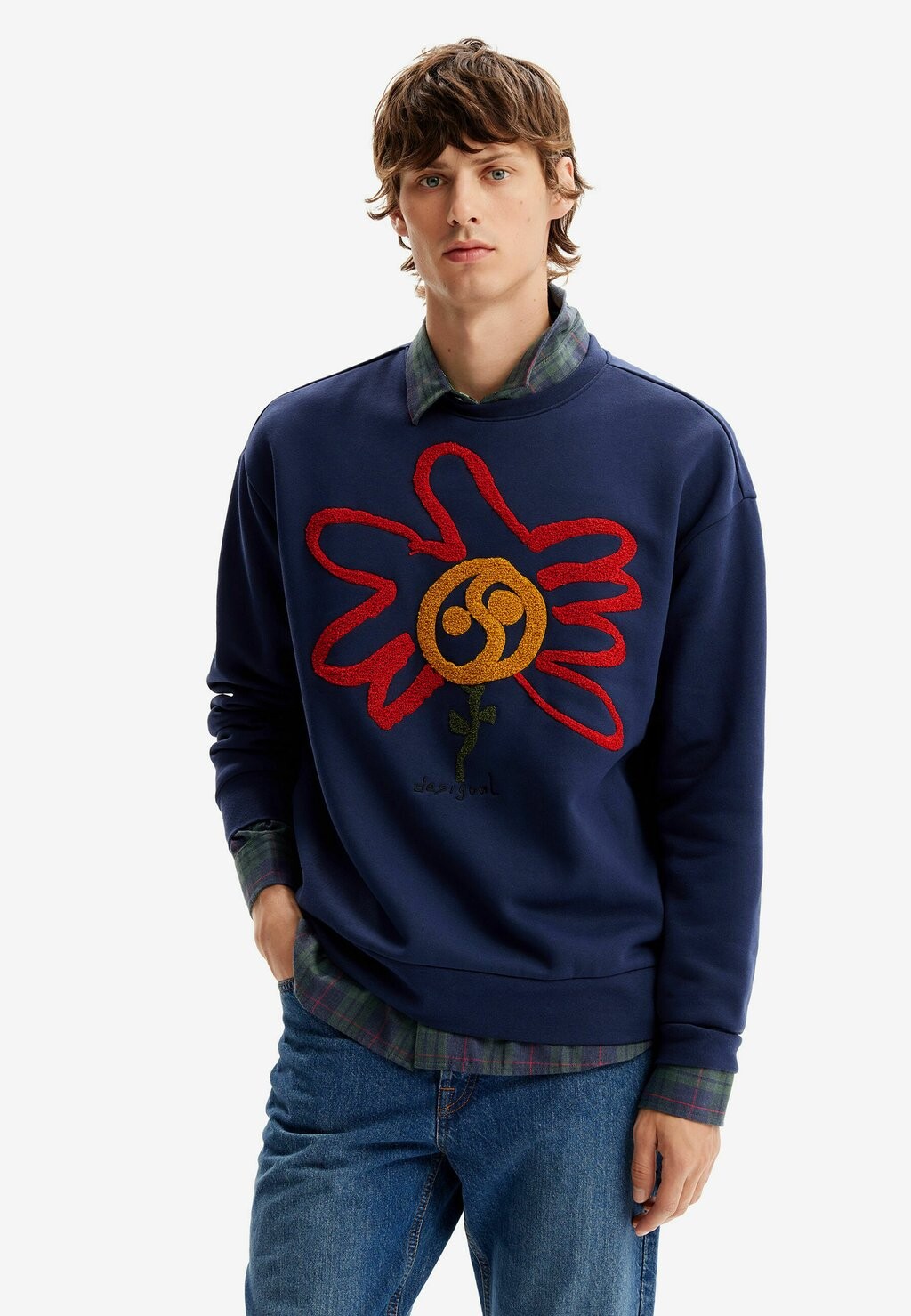 

Толстовка MOON FLOWER Desigual, синий