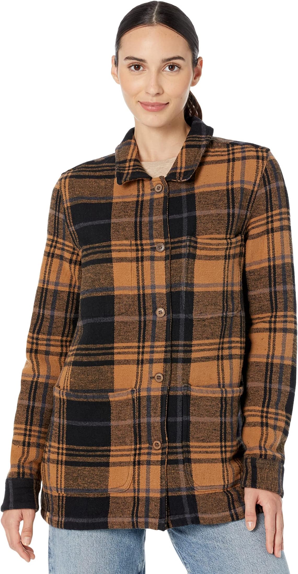 

Куртка Flannel Utility Jacket tentree, цвет Foxtrot Brown Arbor Plaid