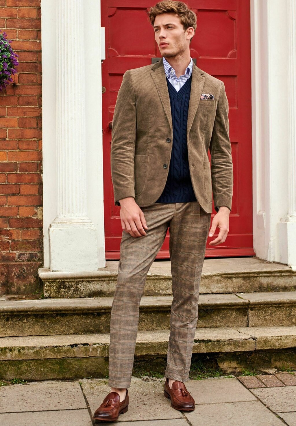 

Куртка CORD FORMAL JACKET Next, цвет brown