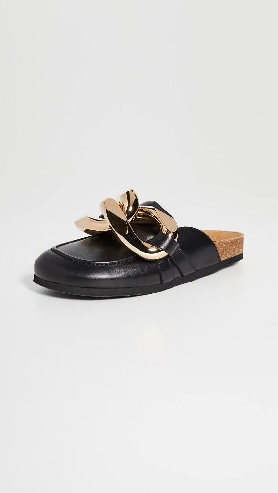 

Лоферы JW Anderson Chain, черный