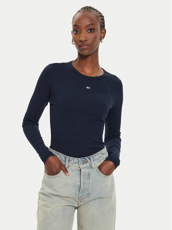 

Узкая блузка Tommy Jeans, синий