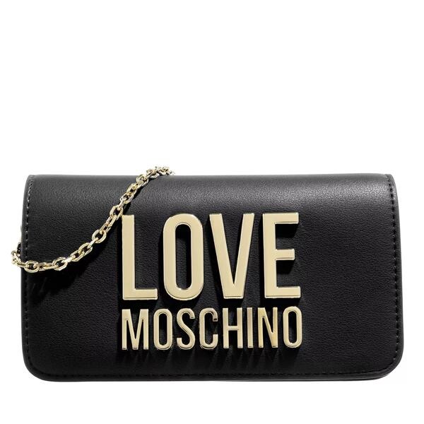 

Кошелек portafogli bonded pu Love Moschino, черный