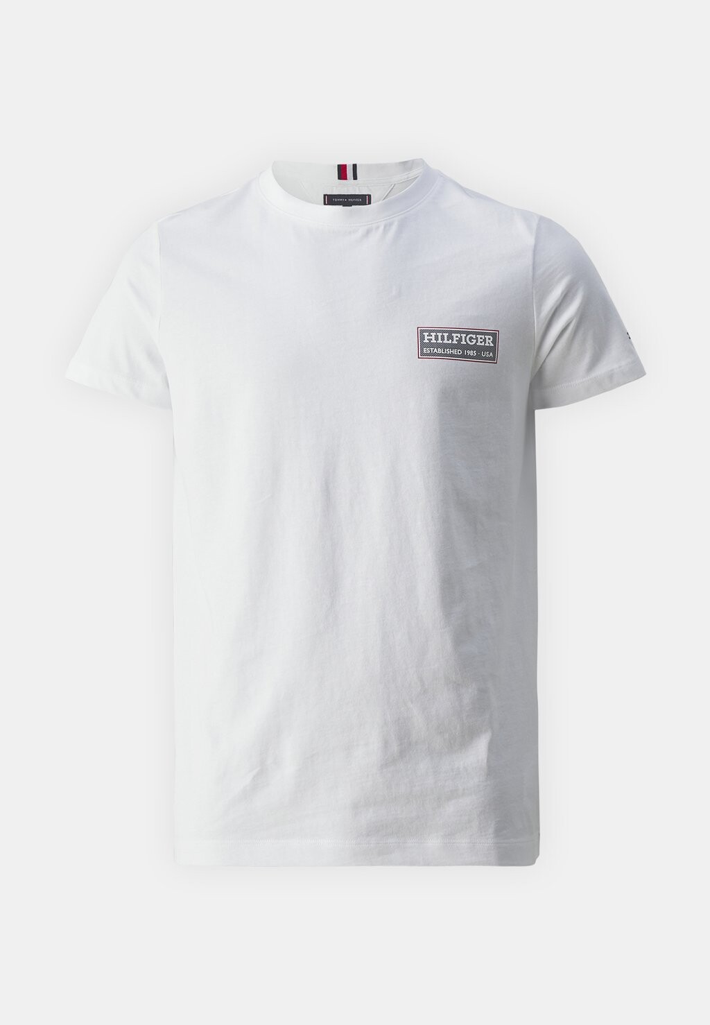 

Футболка с набивным рисунком Badge Tee Tommy Hilfiger, белая
