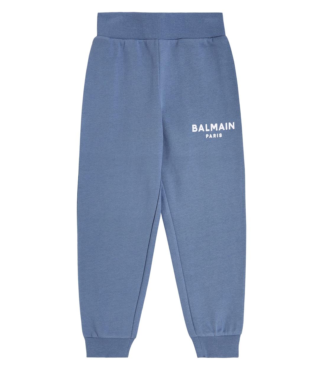цена Хлопковые спортивные штаны с логотипом Balmain, синий