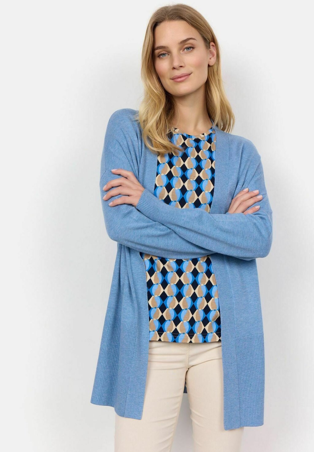

Кардиган DOLLIE Soyaconcept, цвет crystal blue melange