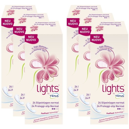 

Lights by Tena Normal Подушечки для контроля мочевого пузыря для нормального и чувствительного мочевого пузыря, 24 шт.