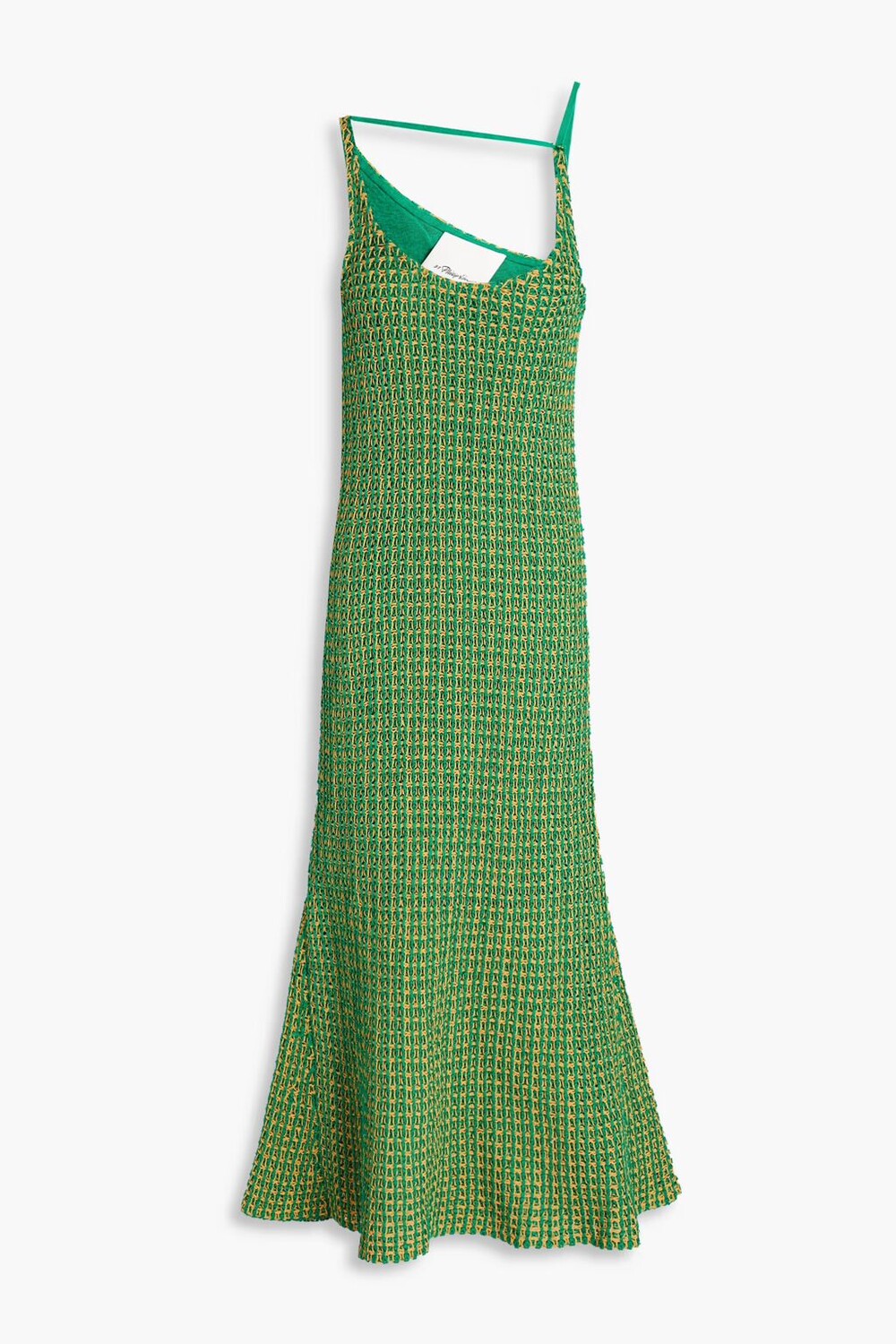 

Платье миди из смесового хлопка 3.1 Phillip Lim, зеленый