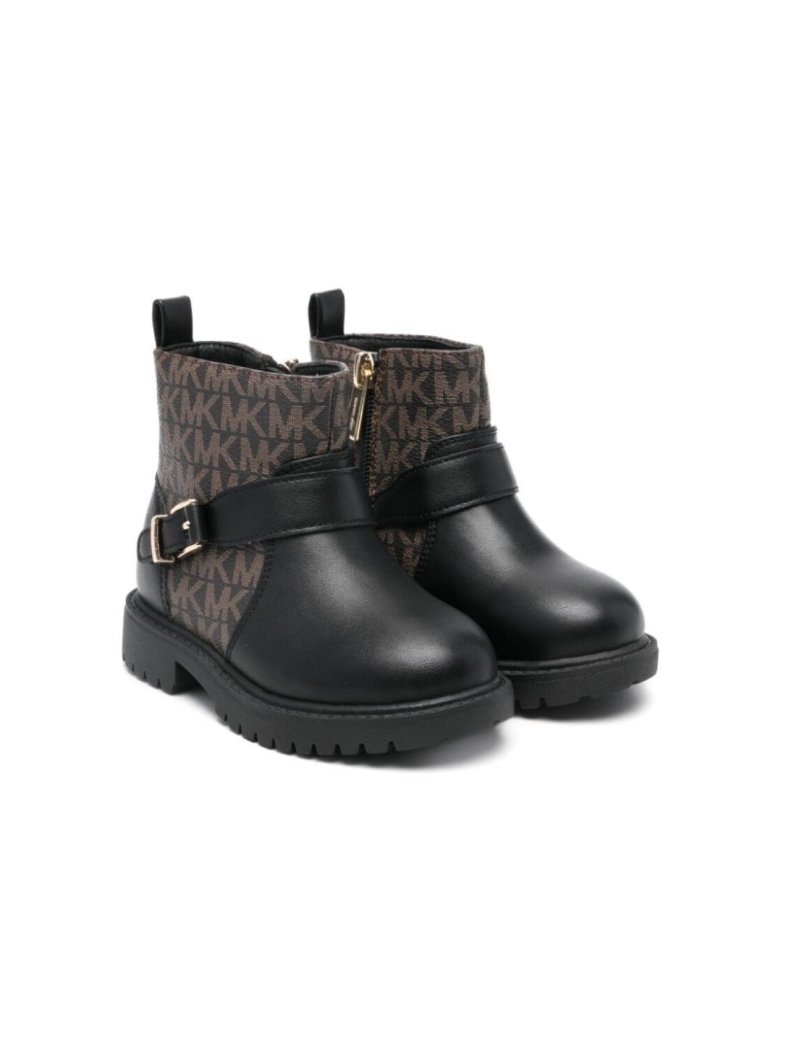 

Ботильоны Michael Kors Kids с монограммным принтом, черный