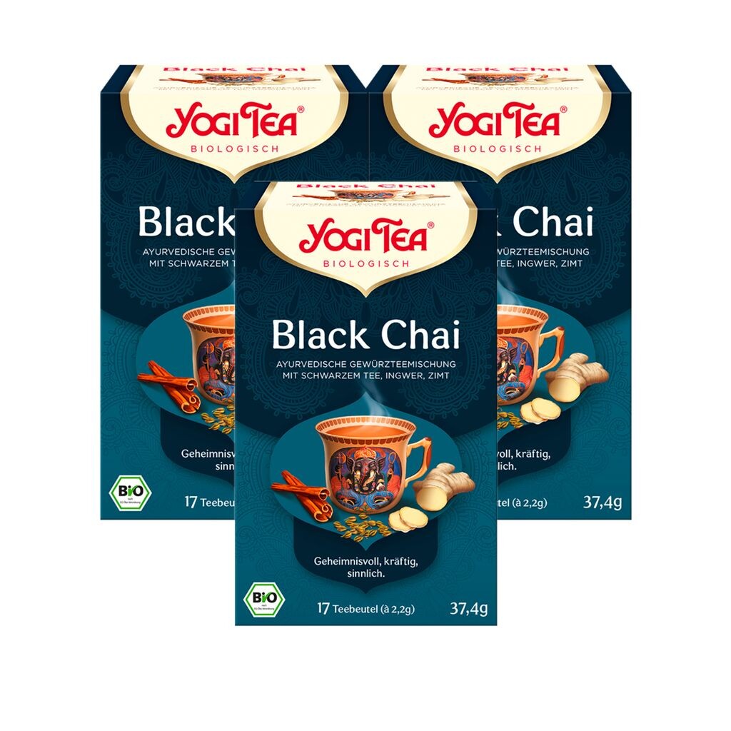 

3 xYOGI TEA Черный чай | 3 х 37,4 г