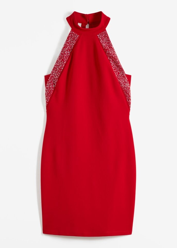 

Платье с лямкой на бретельках Bodyflirt Boutique, красный