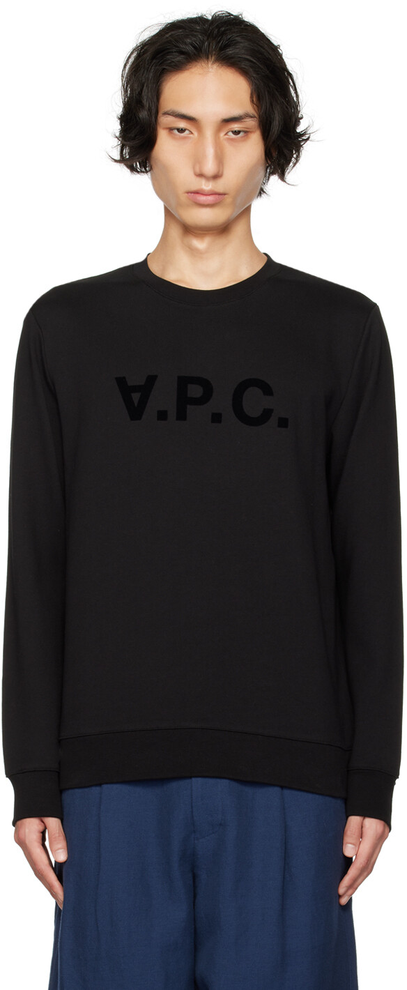 

Черный свитшот из ВПК A.P.C.