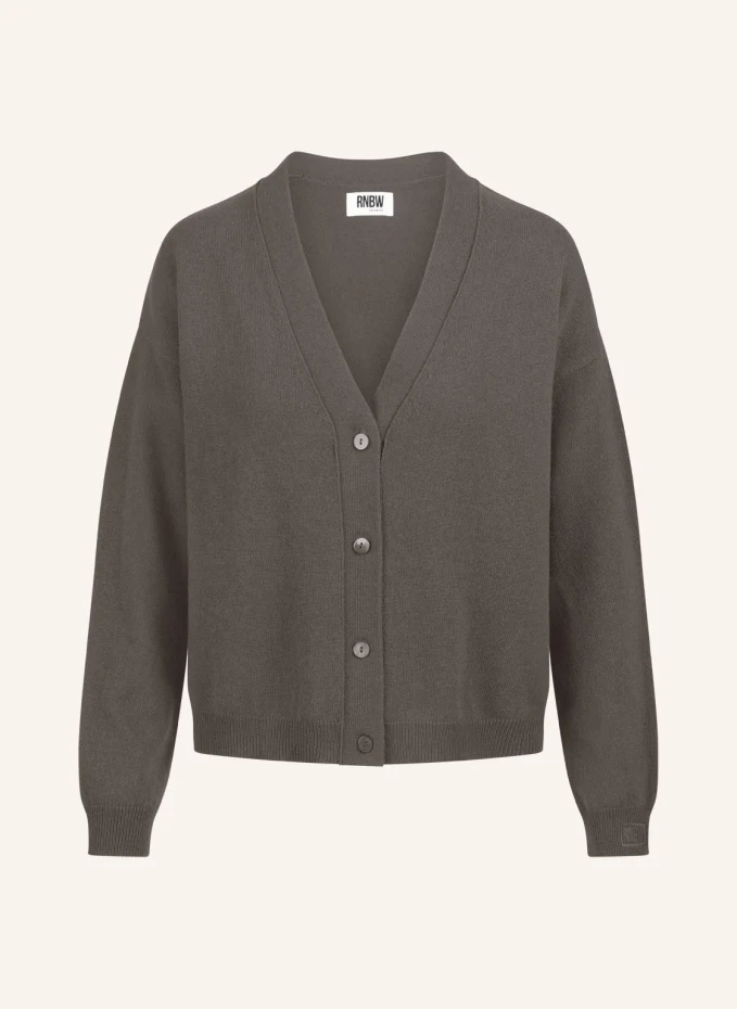 

Кардиган с v-образным вырезом Rainbow Cashmere, серый