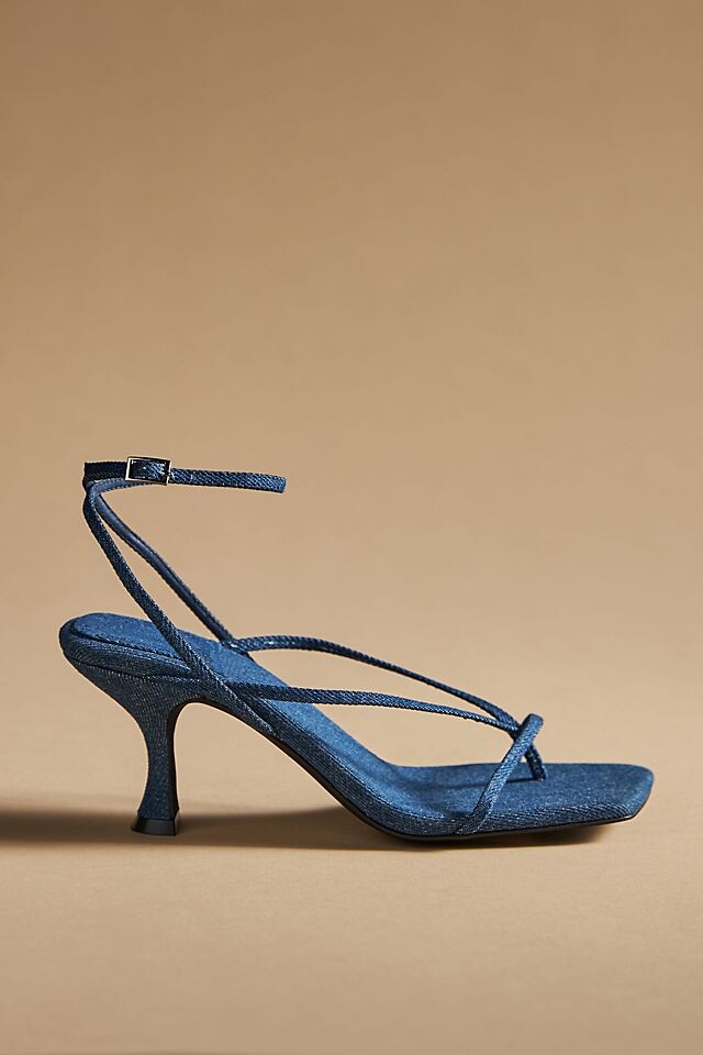 

Джеффри Кэмпбелл Fluxx Kitten Heels, деним/темный