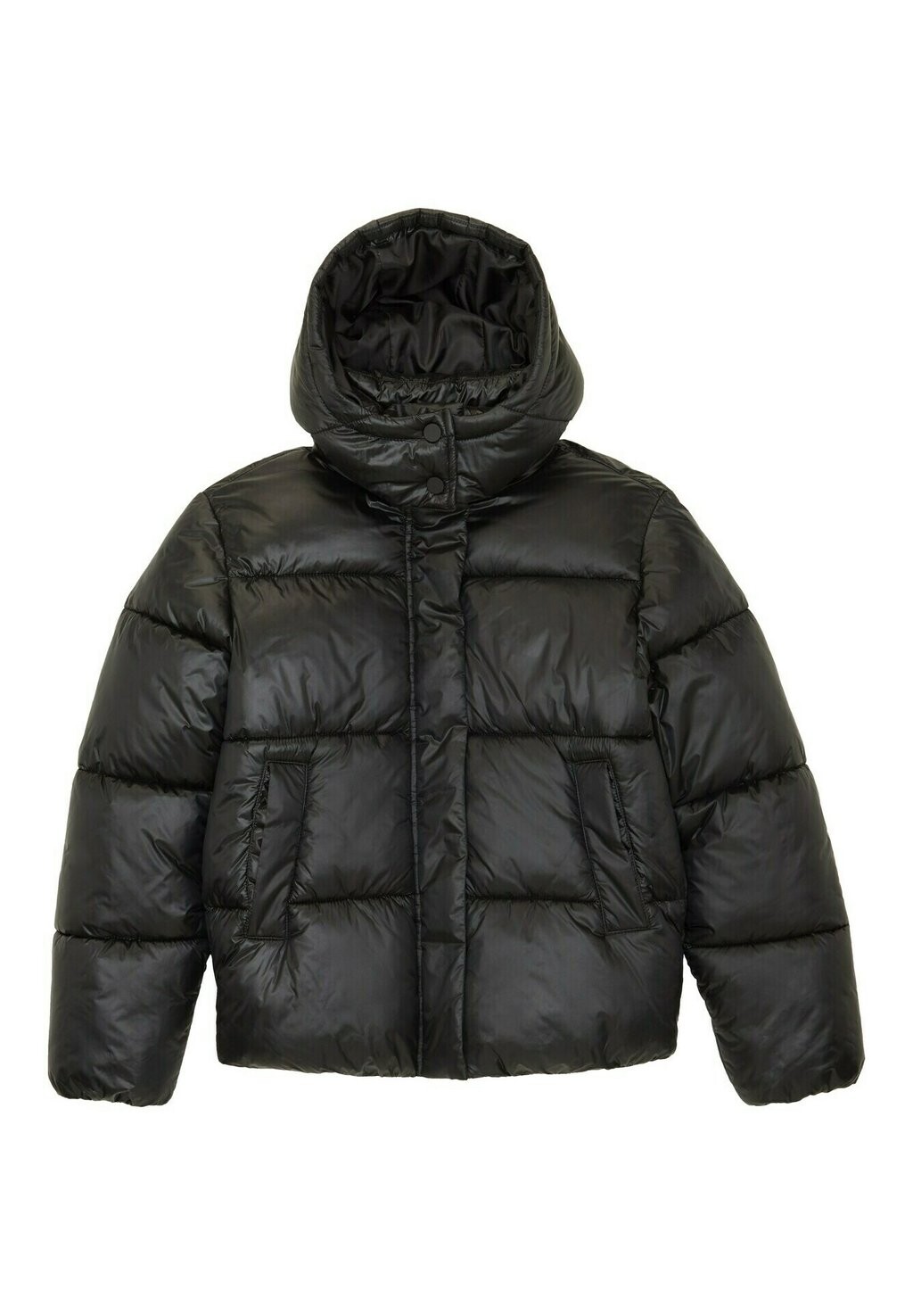 

Куртка зимняя Puffer Mit Abnehmbarer Kapuze TOM TAILOR, черный