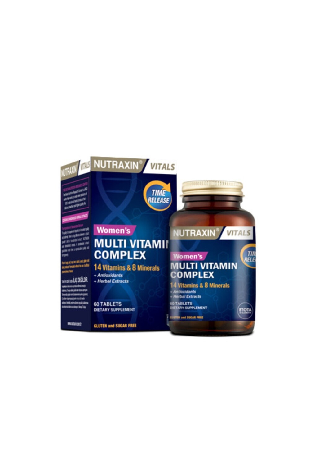 

Nutraxin Витаминный комплекс для женщин Vitals 60 таблеток