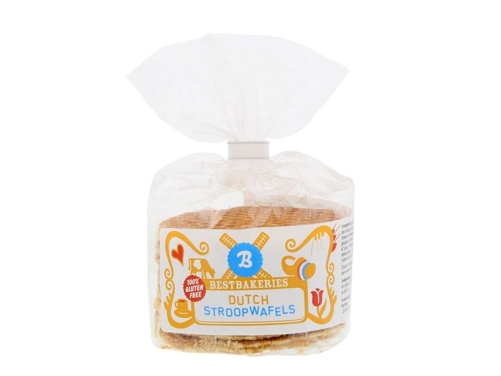 

Daelmans — Stroopwafels без глютена — Ценная упаковка: 8 пакетиков с клипсами (240 г на пакетик) — Настоящие голландские вафли без глютена — Stroopwaffles