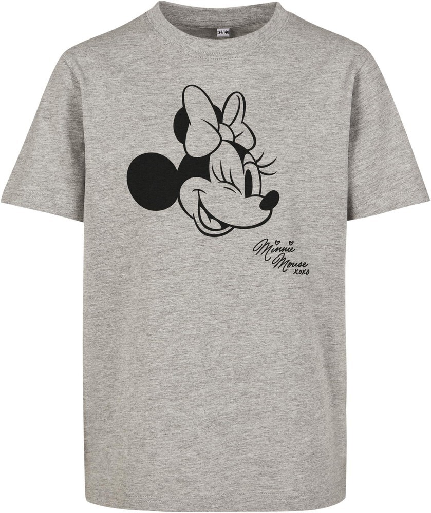 цена Футболка Mister Tee Kids Minnie Mouse XOXO Tee, серый