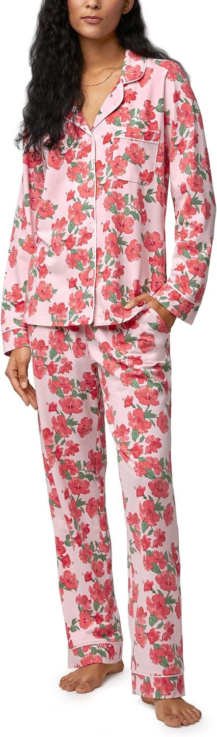 

Пижама Bedhead PJs Long Sleeve Classic PJ Set, цвет Sweet Hibiscus