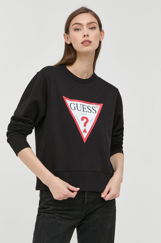 

Толстовка с капюшоном Guess, черный