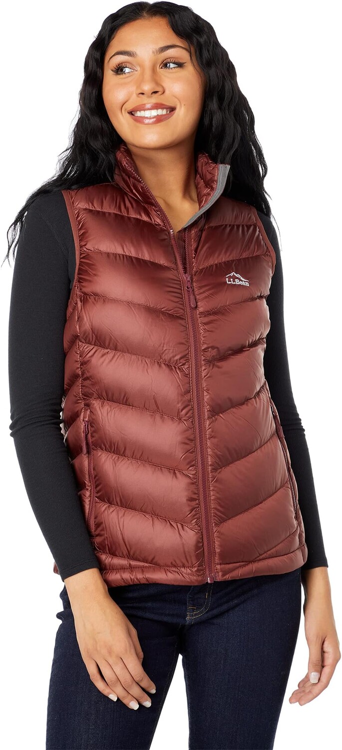 

Сверхлегкий пуховый жилет 850 L.L.Bean, малиновый, Красный