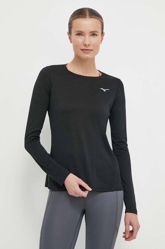 

Беговая футболка Impulse Core с длинным рукавом Mizuno, черный