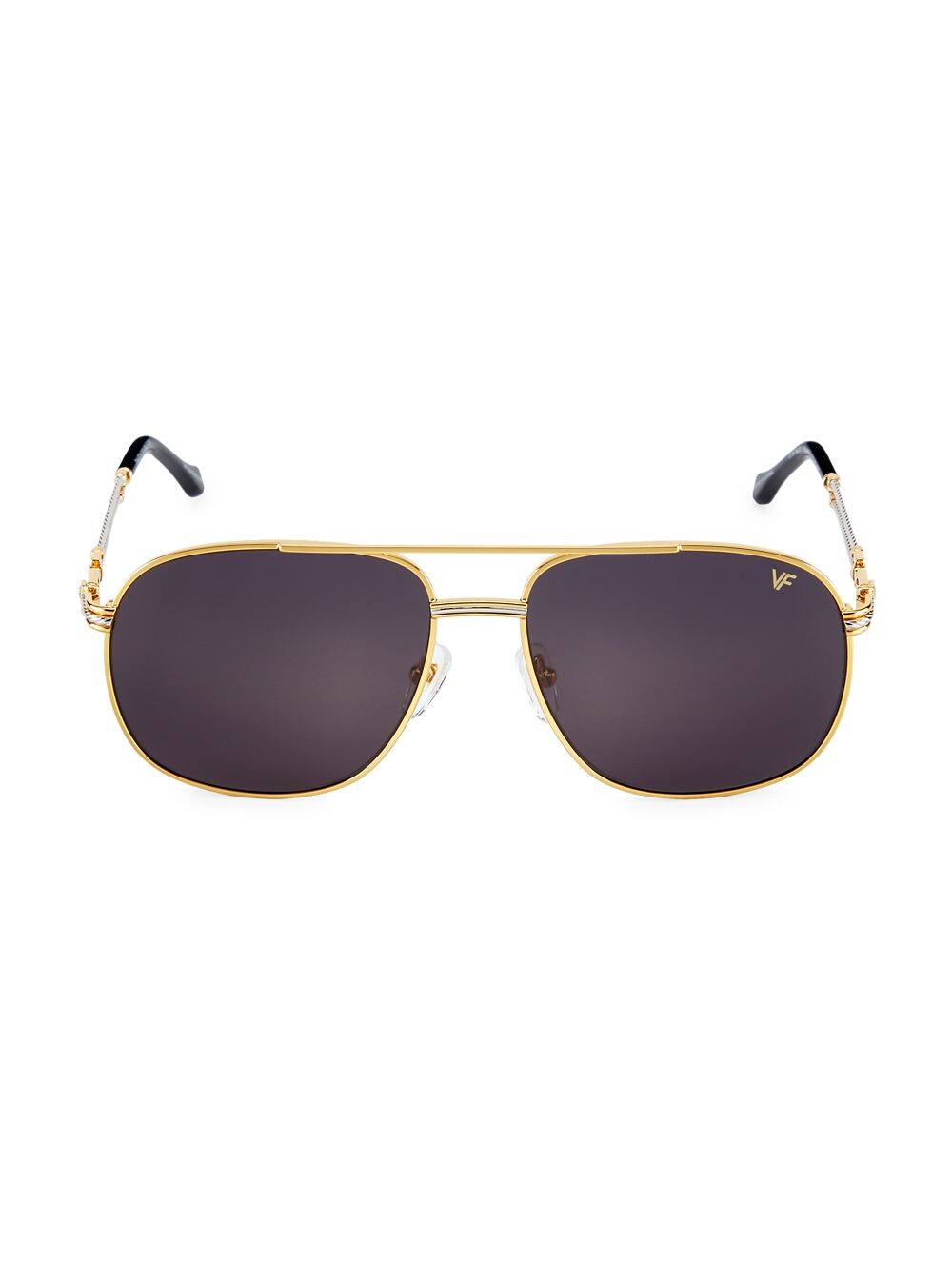 

Солнцезащитные очки-авиаторы Snatch Bevel 60MM Vintage Frames Company, желтый