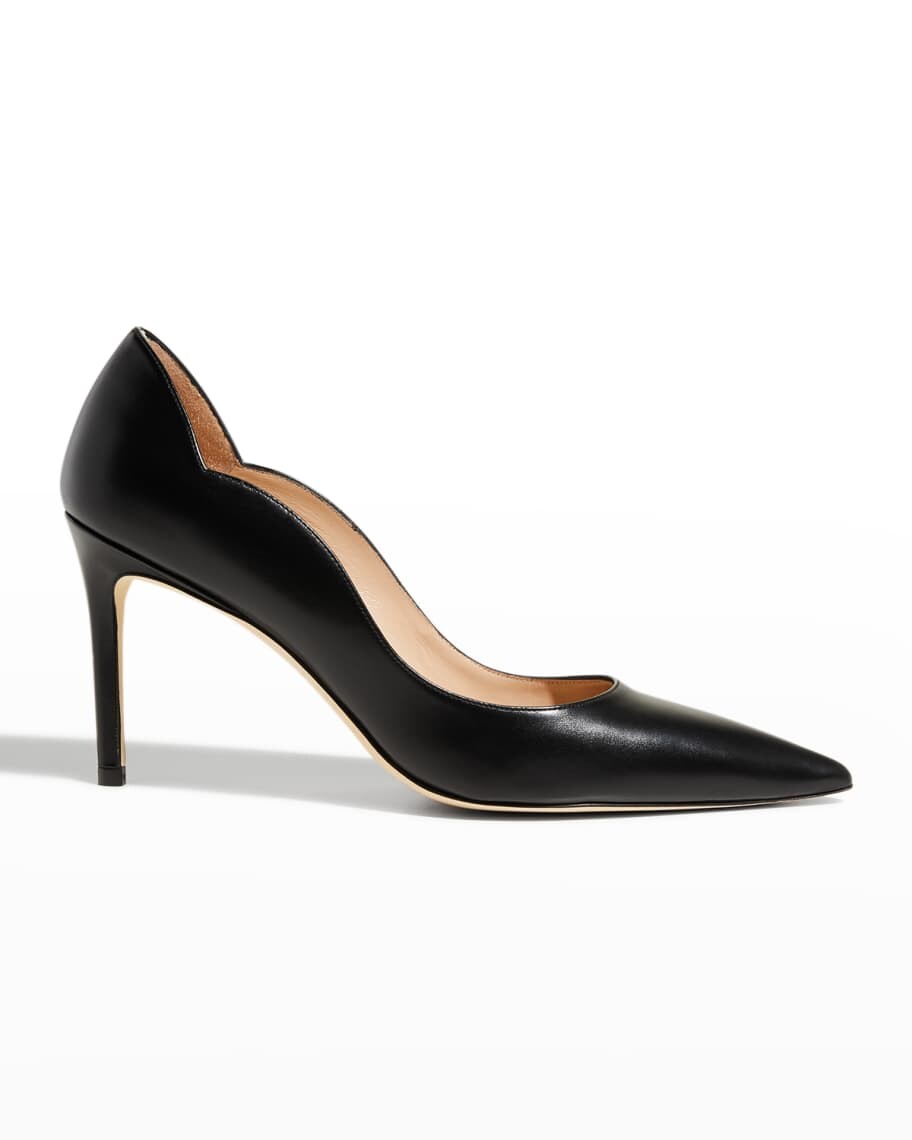

Туфли-лодочки с фестонами 85 мм Stuart Weitzman