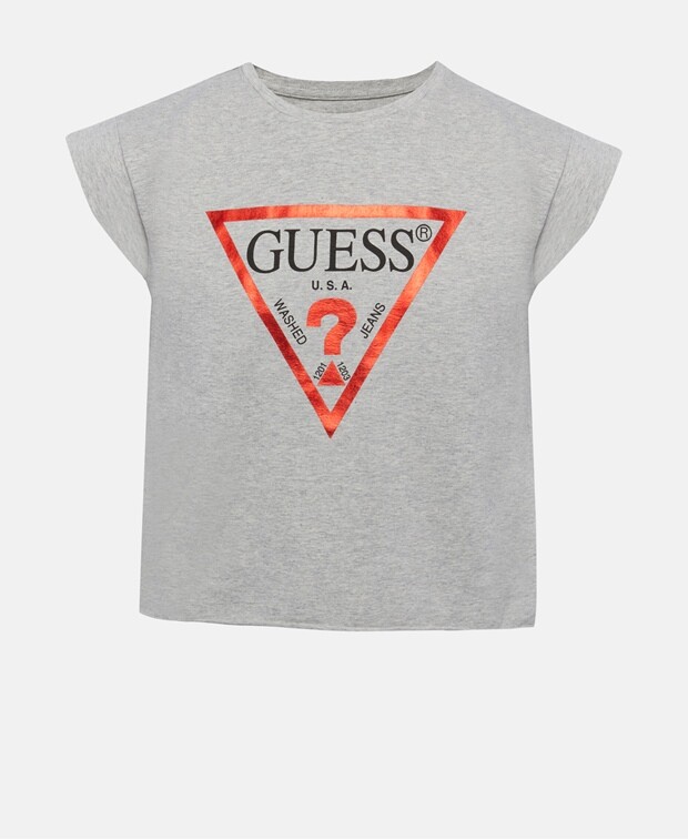 

Футболка Guess, светло-серый