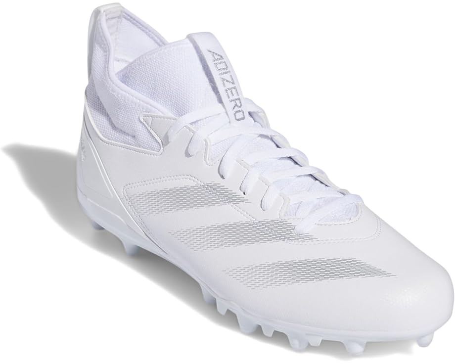 Кроссовки adidas adizero Impact Spark Football Cleats, цвет White/Silver Metallic/White